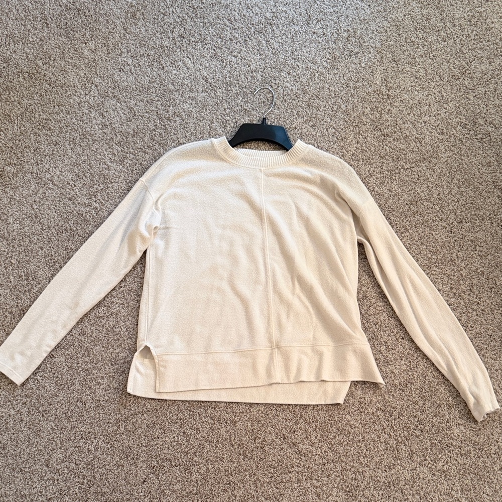Lucky Brand Cream Women's Crew Neck Sweater